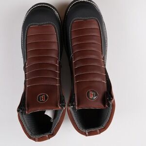 Hammer Boots HM-338 Wine Black 13 Leather NWT